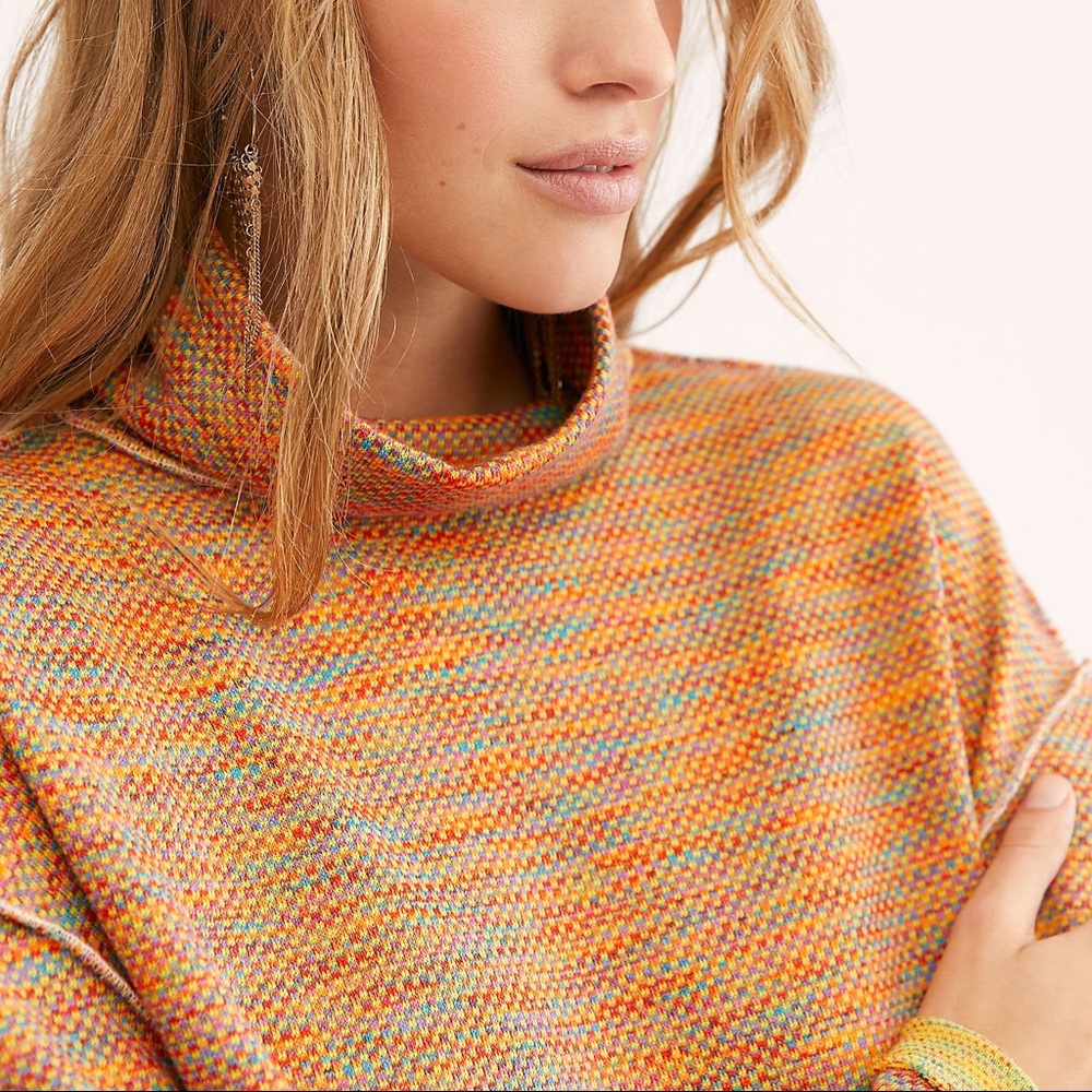 Free People Sunny Days Turtleneck Sweater - Picture 4 of 6
